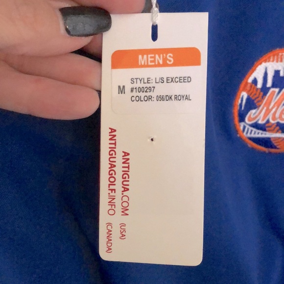🆕 New York Mets Long Sleeve Long Sleeve Shirt - Picture 7 of 7